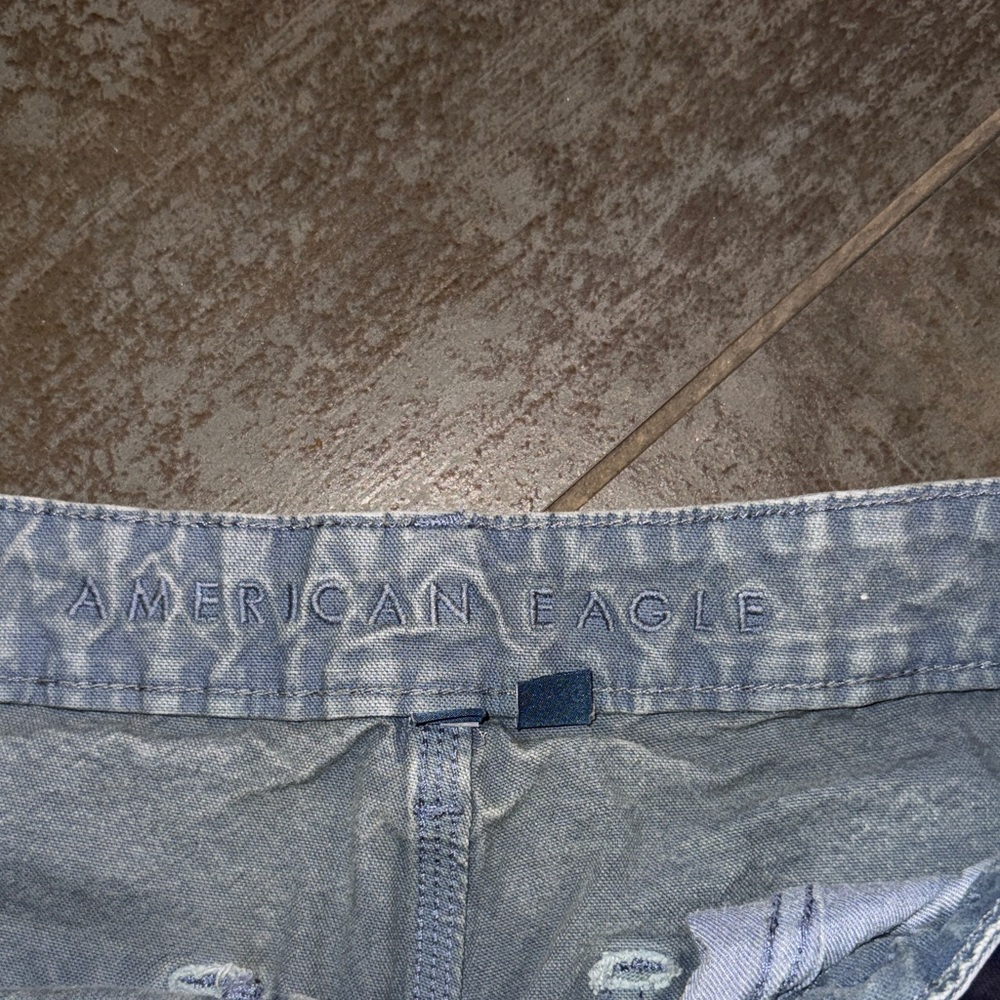 American Eagle Outfitters Men's chino  Cargo Pants in Denim Blue 30 x 34 - Picture 2 of 5